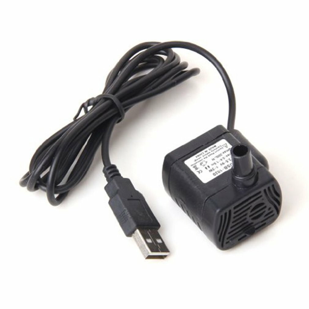 USB-1020 Mikro Tauch Pumpe DC 3,5 V-9V 3W Aquarium Aquarium Brunnen Teich wasserpumpe Für Garten Fischteich