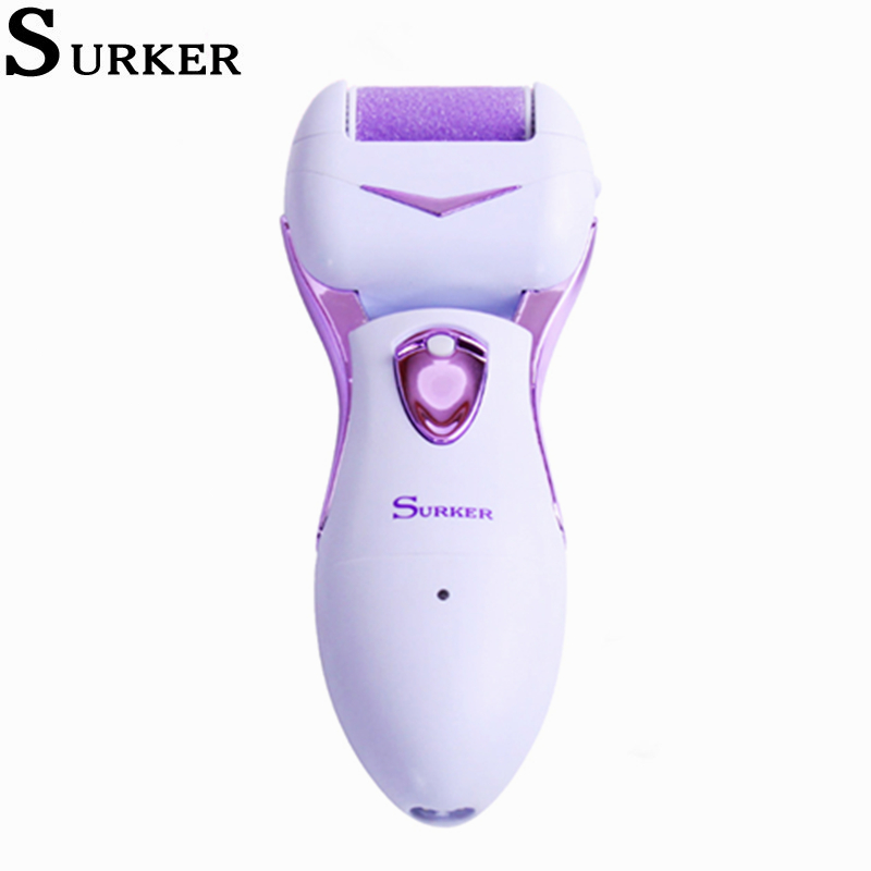 Surker Elektrische Pedikübetreffend Maschine Wiederaufladbare Füße Pflege Werkzeug Tote Haut Peeling Entfernung Füße Pflege Werkzeug Tragbare Häutchen Pushe