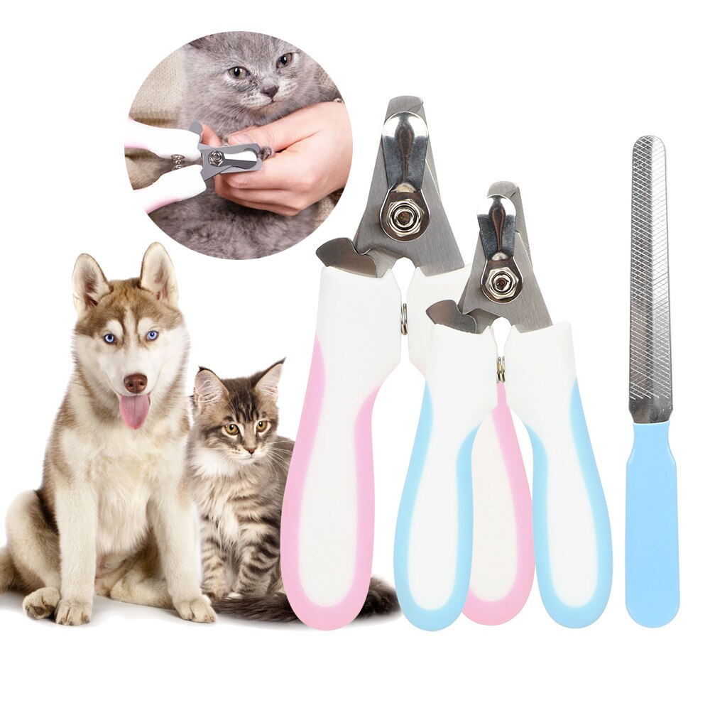 Hund Welpen Nagel Haarschneidemaschine Cutter Edelstahl Hunde Katzen Klaue Nagel Schermaschinen Tragbare Scheren Trimmen NäGel Haustier Zehe Pflege