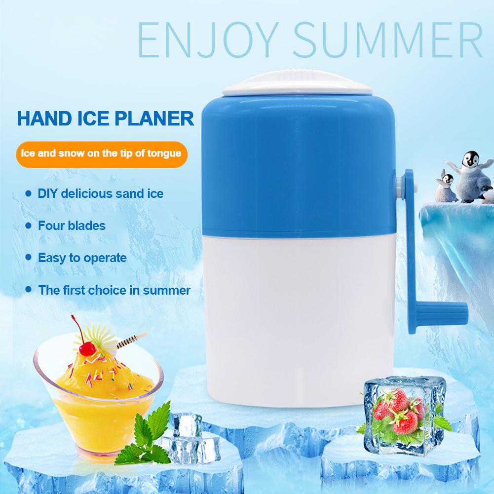 Haltegriff Hand Eis Brecher Handkurbel Mini Eis rasieren Maschine Schnee Kegel Zerschmetterer DIY Eis Schleifen Maschine