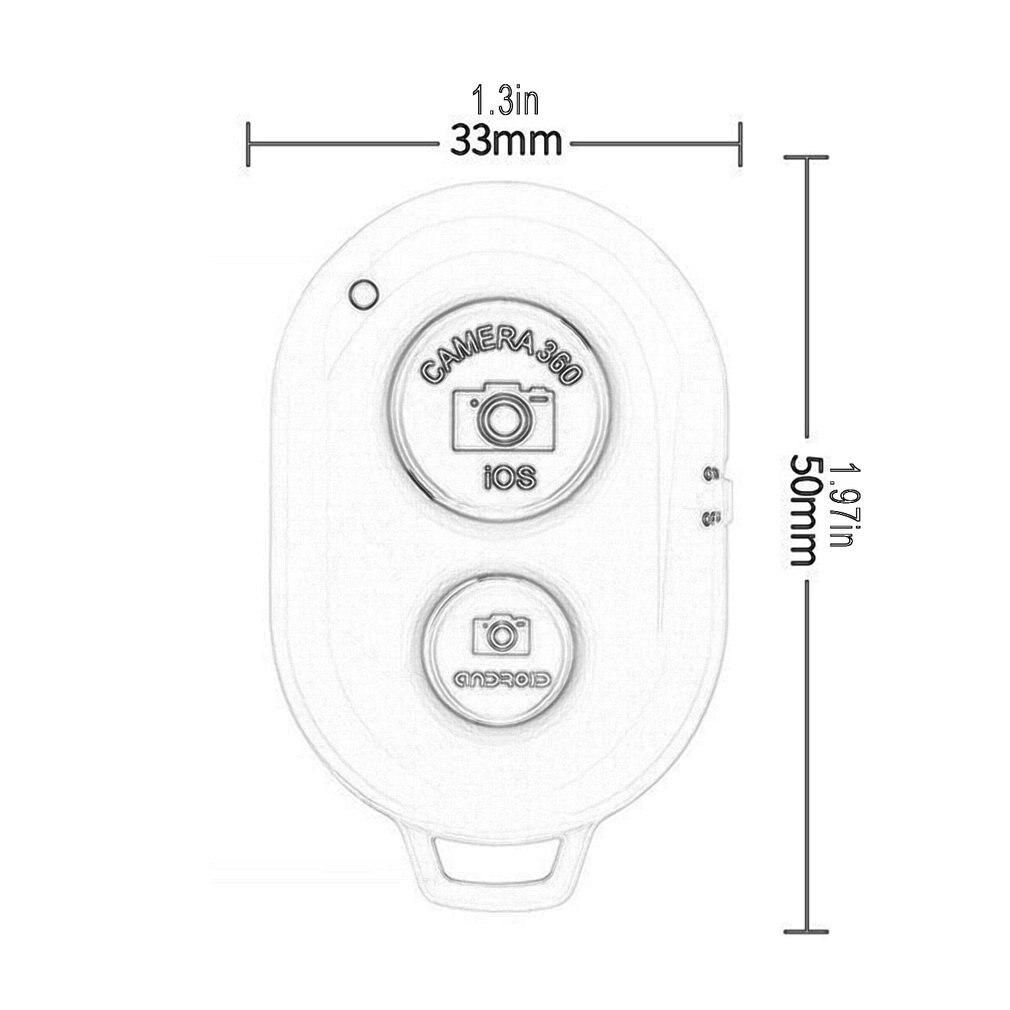 Wiereless Telefon Selbstauslöser Auslöser für IOS Android Telefon Selfie Stock Auslöser Drahtlose Fernbedienung