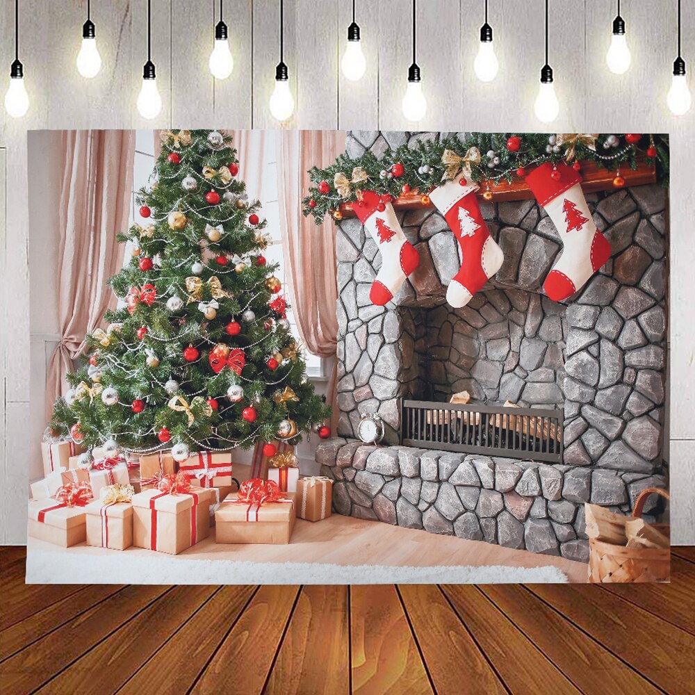 Christmas Hintergrund Foto Hintergrund Winter Schnee Stern Glocke Vinyl Fotografie Hintergrund Foto Studio Photophone