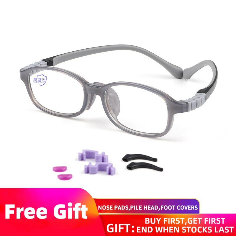 freundlicher Bildschirm Anti Blaues Licht Gläser Brillen für Jungen Mädchen Umwelt Freundliche Materialien Süssigkeit Farben Silikon Brillen