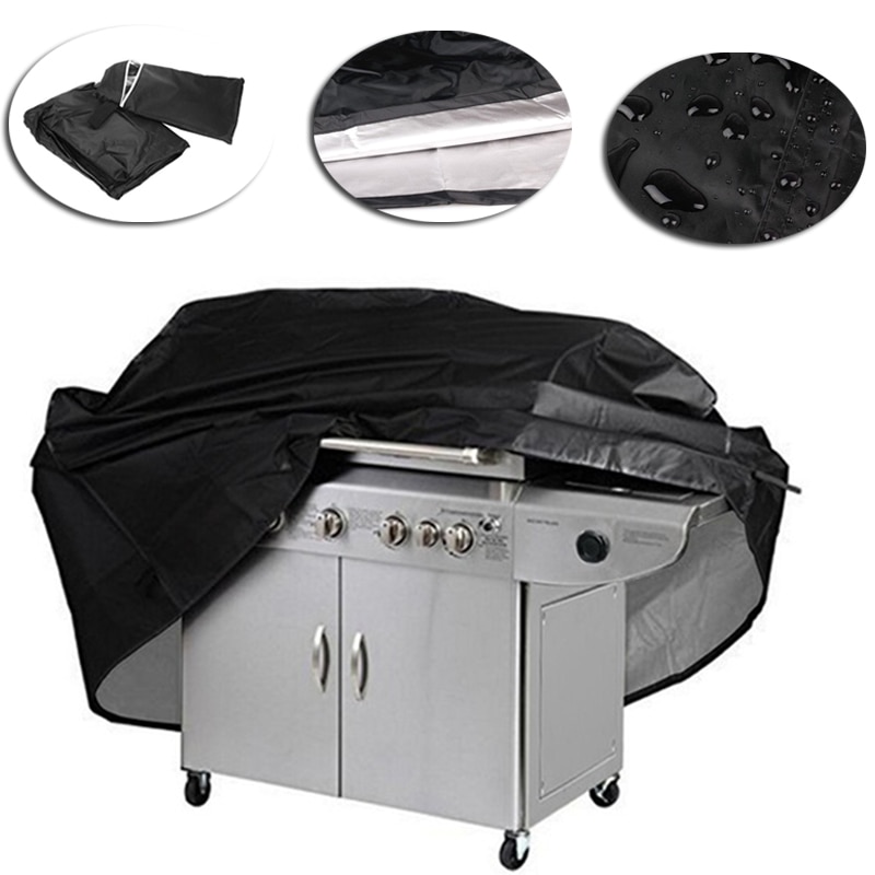 Schwarz Wasserdicht BBQ Zugriff BBQ Grill Startseite draussen Anti Staub Holzkohle Schutz Für Gas Elektrische Grill Tasche
