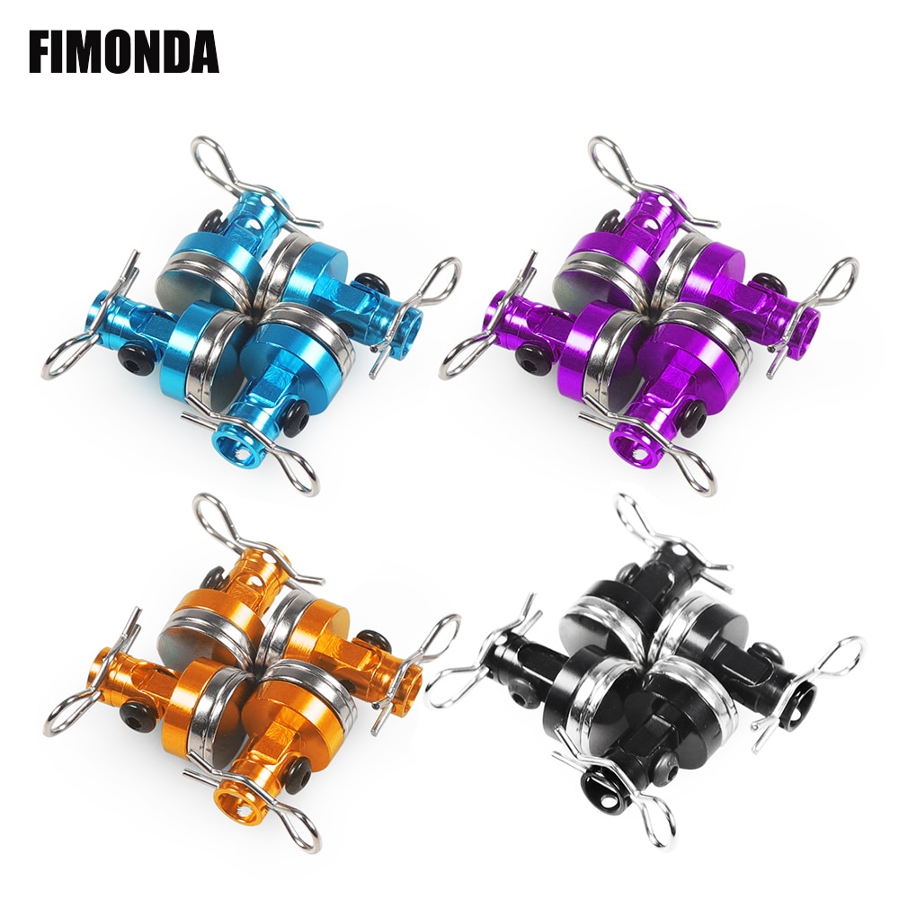 4 stücke RC Auto Körper Beiträge Magnet Unsichtbare fest montieren mit Clip für 1/10 axial SCX10 Traxxas TRX4 D90 D110 HSP Drift Sakura Redcat