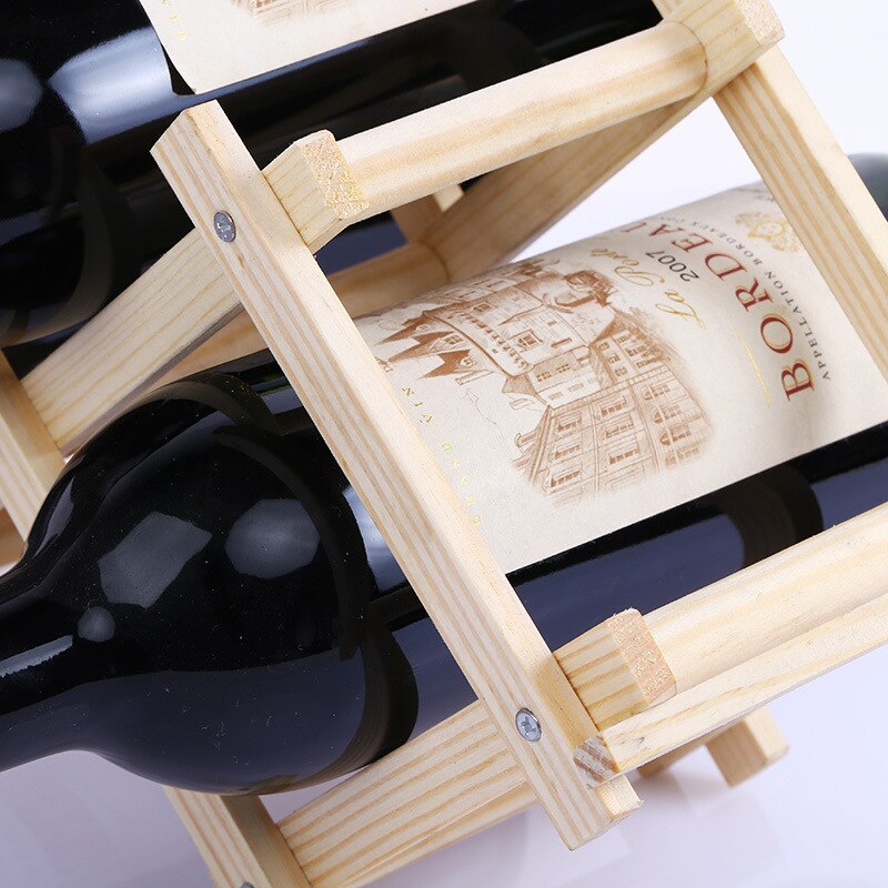 Kreative klapp wein holz rahmen Europäischen holz wein Anzeige stehen solide holz wein Gestell WF4201513