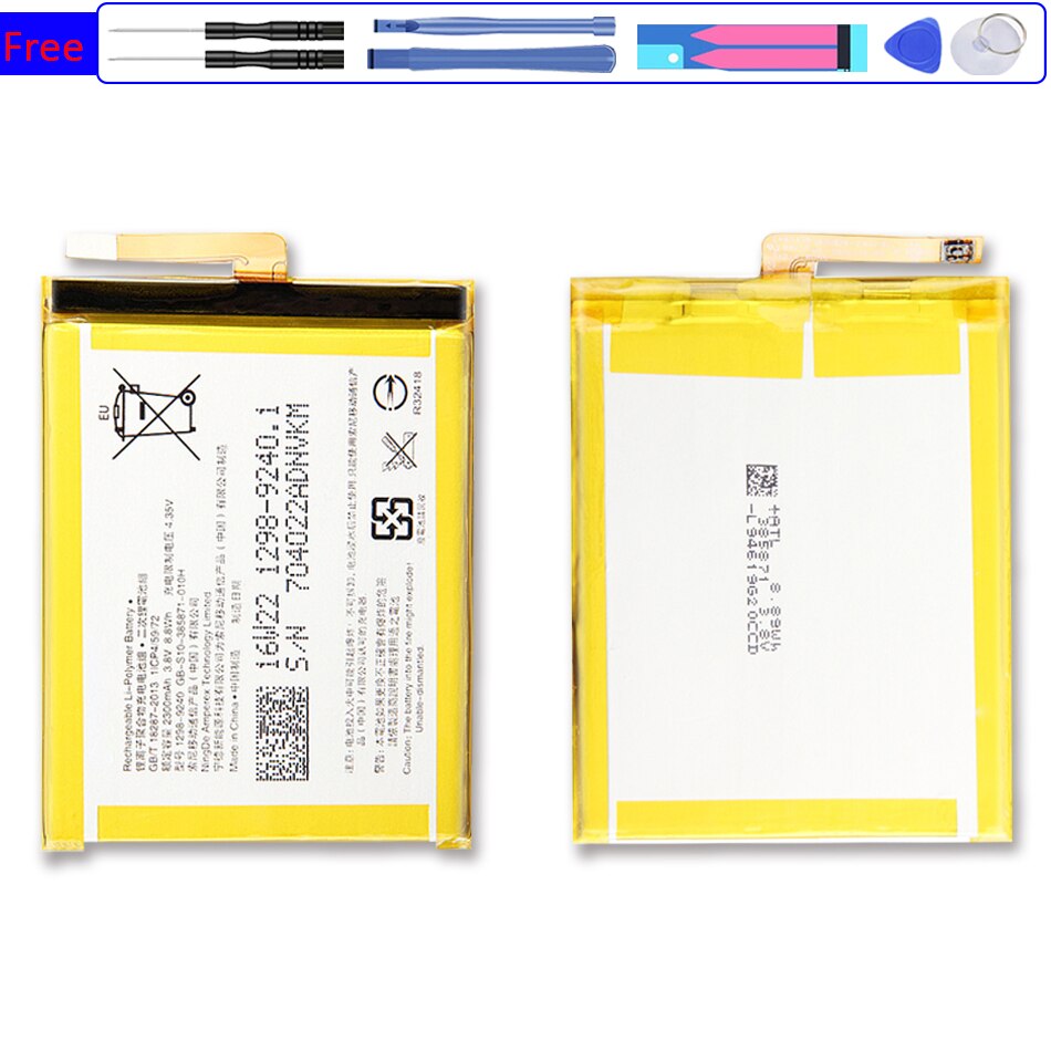1x2300mAh LIS1618ERPC Ersatz Batterie Für SONY Xperia XA (F3111) e5 F3116 F3115 F3311 F3112 F3313 praktisch