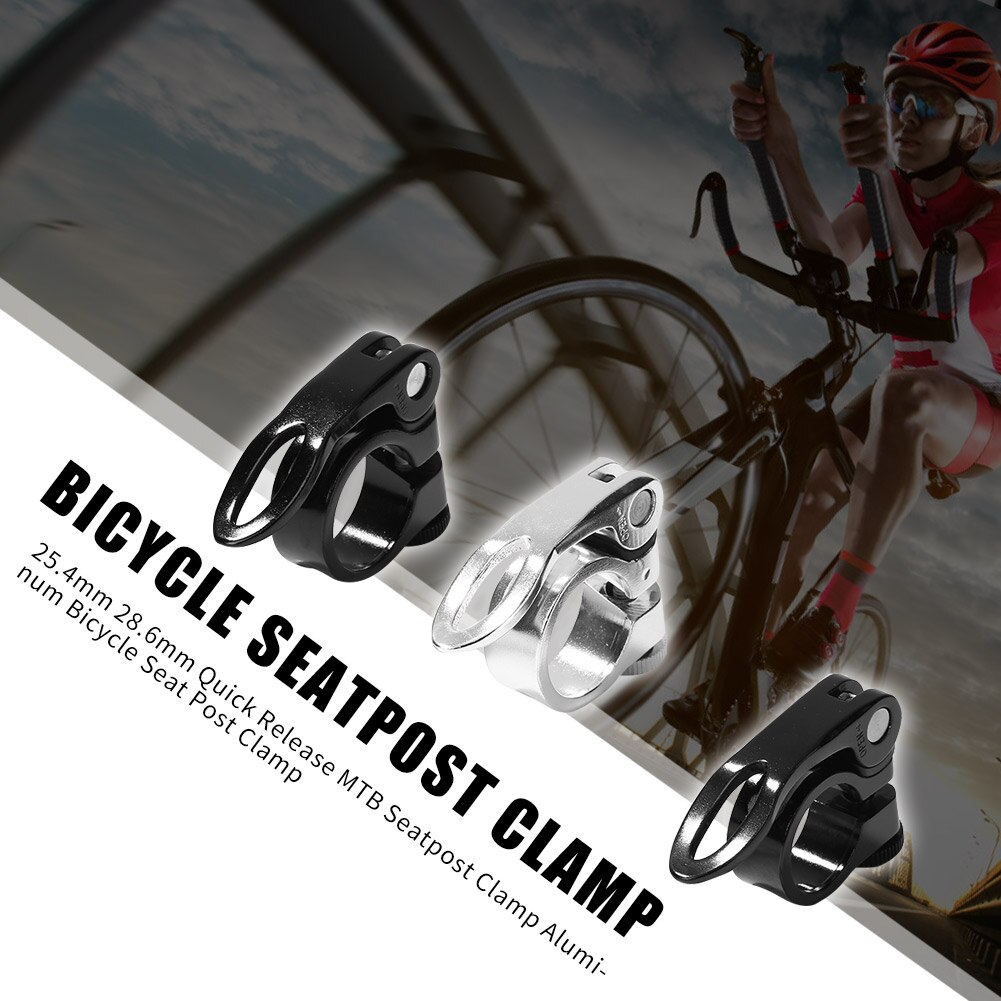 25.4/28,6mm Mountainbike Sattelstützen Klemme Aluminium schnell Freisetzung Mountainbike Sitz Post Klemme Radfahren Reiten Zubehör