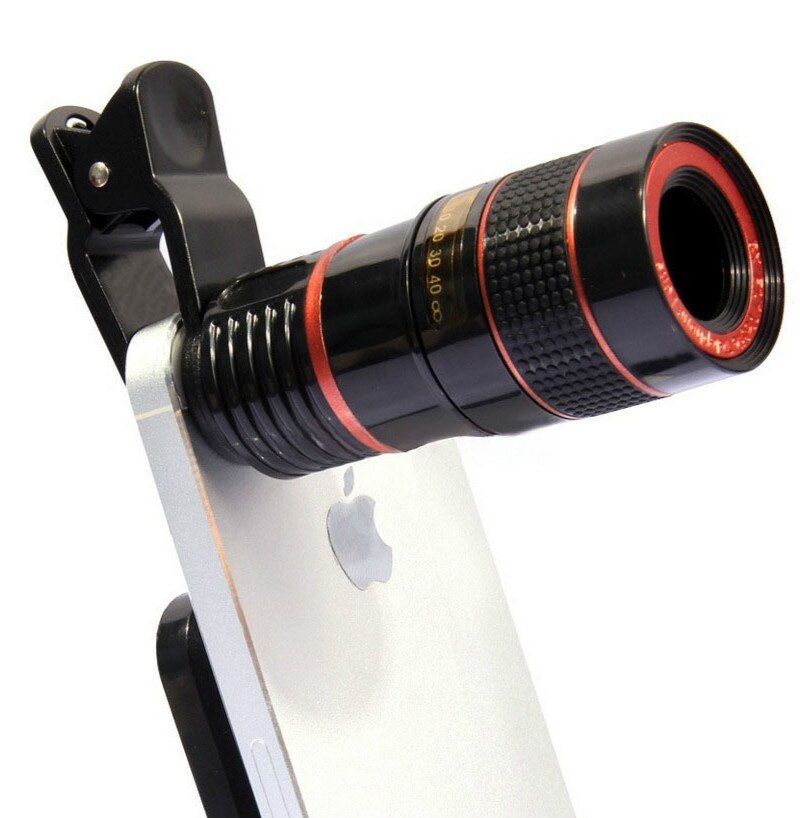 neue 8X18 praktisch monokular-teleskop mit Universal- Clip Jede praktisch Ohne Vignette Teleskop Kamera Adapter