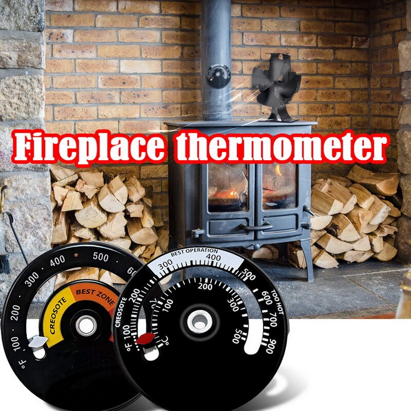 Kamin Thermometer Magnetische Holz Herde Thermometer Kamin Fan Herde Thermometer Haushalt Empfindlichkeit Grill Ofen Werkzeug