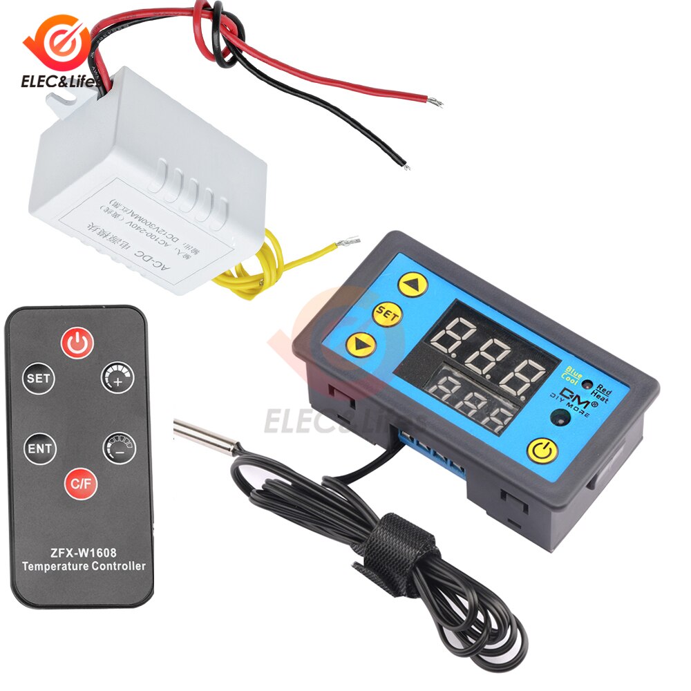 W3231 12V 24V 220V Digitale Thermostat regler für kühlschrank Innen Mikrocomputer temperatur Regler Gefrierschrank NTC Sensor