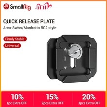 SmallRig schnell Freisetzung Platte Für Arca-schweizerisch und Manfrotto RC2 Stil Grundplatte Montieren Zu Stativ Video Schießen Zubehör-2364