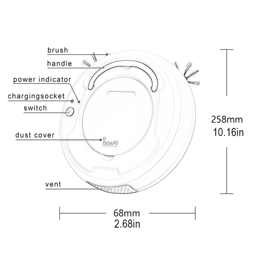 Multifunktionale Clever Kehr Roboter Ladung Faul Staubsauger Kleine Haushalts Reiniger Kehrmaschine