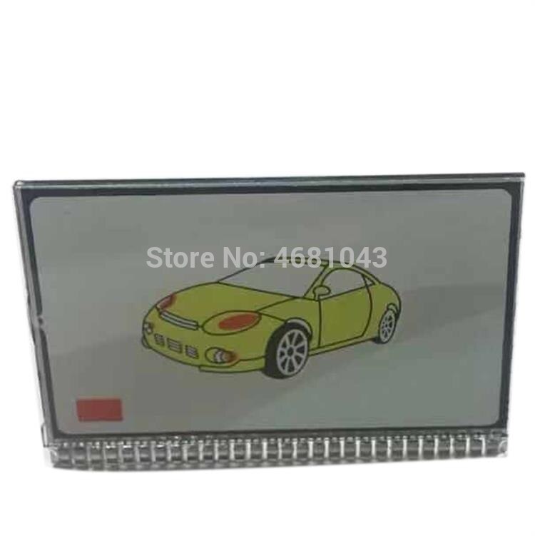 5 teile/los M7 LCD Anzeige Bildschirm + metall füße Für Scher Khan M7 lcd fernbedienung Schlüssel fob Kette Scher -Khan Magicar 7 keychain