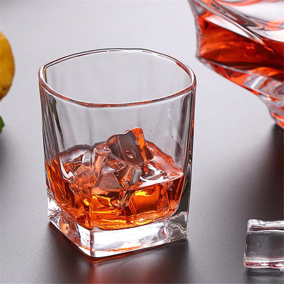 4 stücke transparent Kristall Glas Tasse für Whiskey Wein Wodka Bar Verein Geistern Wein Glas Tasse Bahre Wein Glas Brandy tasse