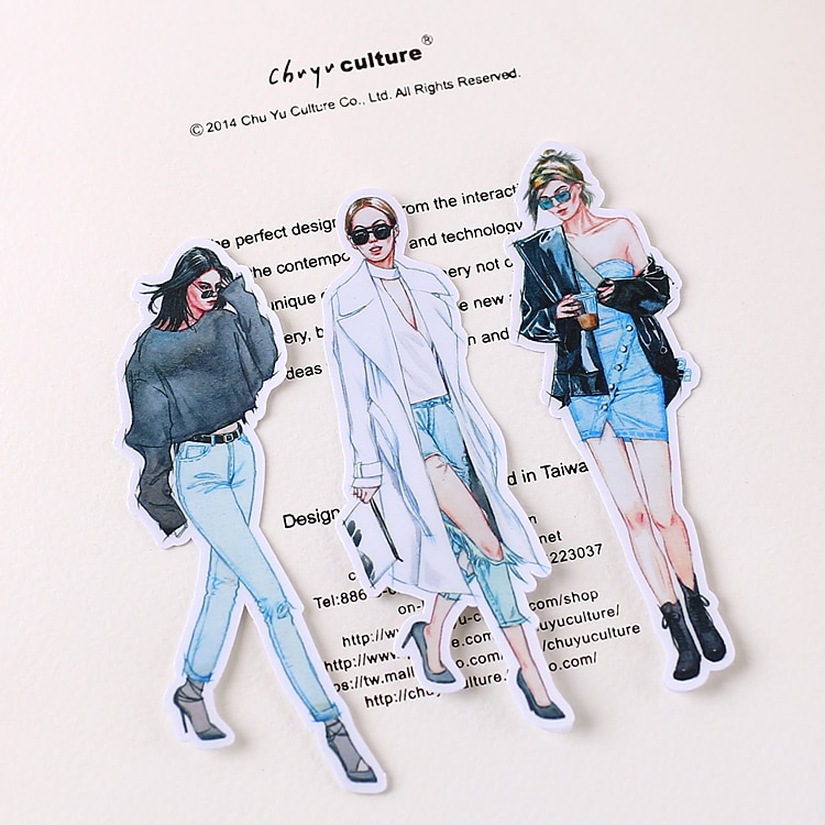 20Stck mädchen Mini Papier Aufkleber Handwerk Und Scrapbooking aufkleber buch Dekorative aufkleber DIY Schreibwaren