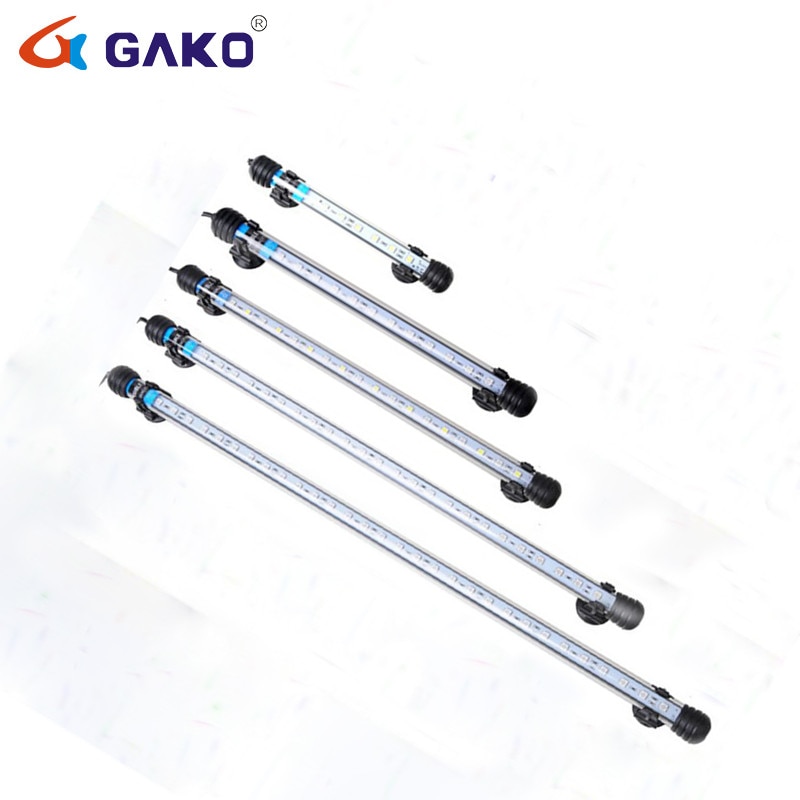 Weiß Lichter Aquarium LED Beleuchtung Arowana Licht Amphibien Tauch Lampe für Aquarium Aquarium mit uns EU UK SAA Stecker