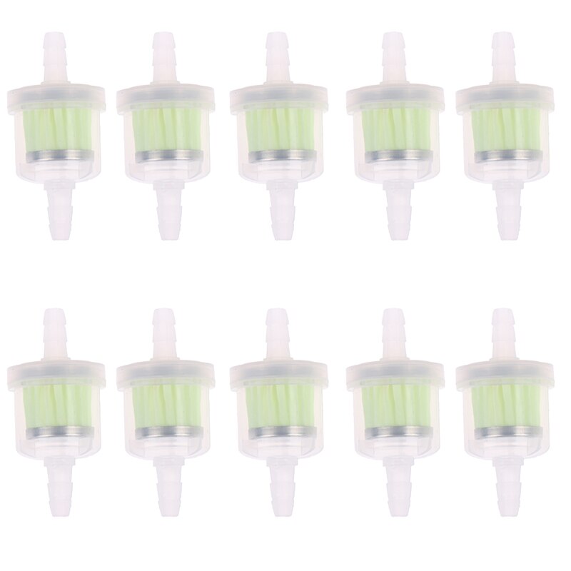10 stücke Universal- Motorrad Benzin Gas Kraftstoff Benzin Öl Filter Für Rolle Motorrad Moped Rolle Schmutz Fahrrad ATV Kraftstoff Filter