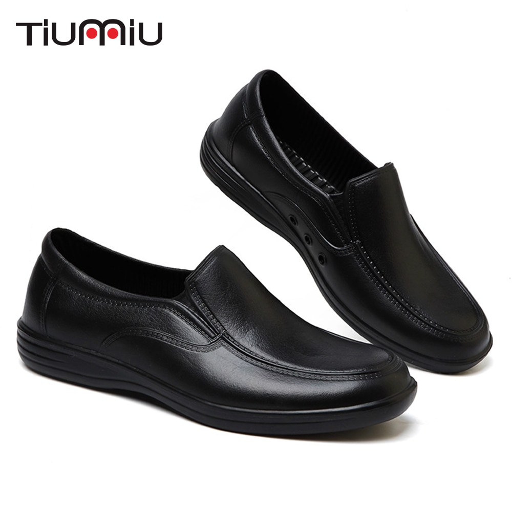 Profi-koch der Anti-Unterhose Schuhe Männer Kochen Schuhe Sicherheit Schwarz Kellner Schuhe unisex Küche Kantine Wasserdicht Ölbeständiges