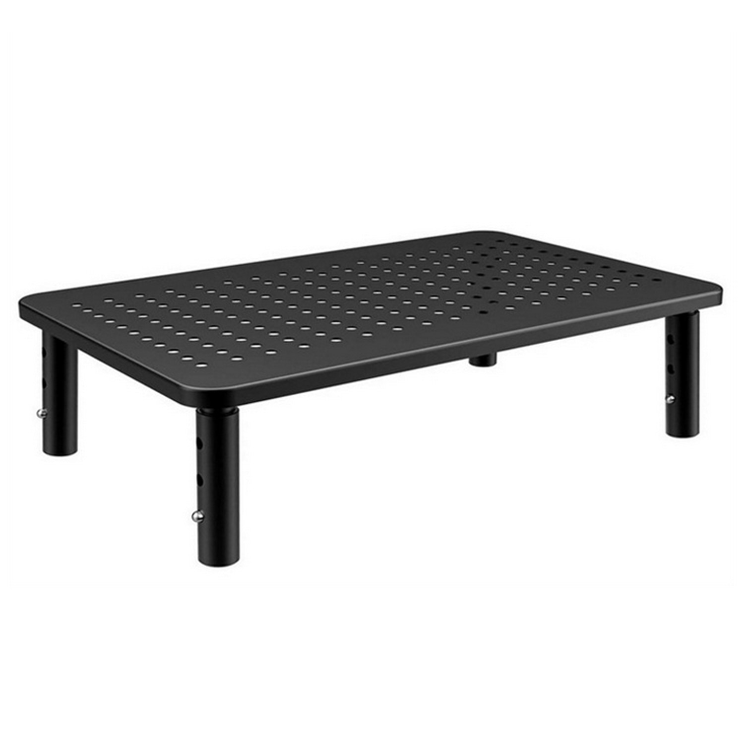 Besegad Schreibtisch Monitor Stand Steigleitung 3 Höer Einstellbare Monitor Stand Halfter mit Kühlung Gittergewebe Plattform für Laptop PC Computer