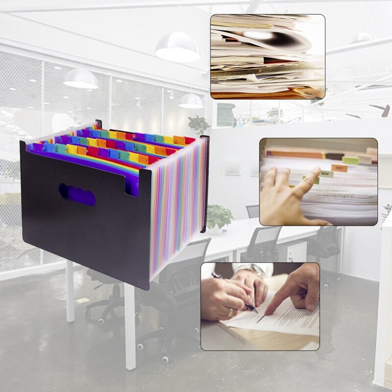 37 tasche Ausbau Datei Ordner A4 Große Kunststoff Erweiterbar Datei Organisatoren Stehen Akkordeons Ordner Für Dokumente Geschäft
