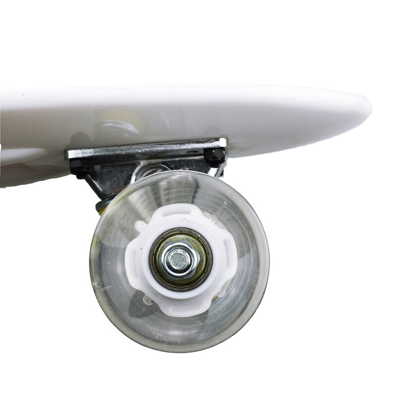 Mini Kreuzer, Skateboard für Anfänger freundlicher, 22 zoll PP Tafel Art Skateboard, für draussen Sport Fisch Bord Nicht-Unterhose Deck