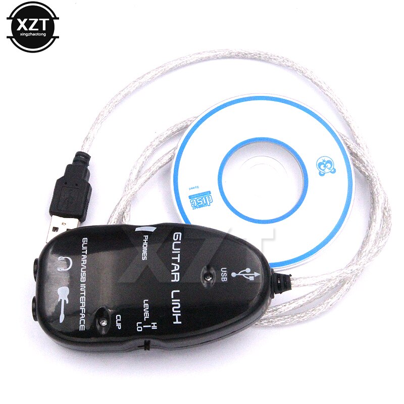 Elektrische Gitarre Kabel Audio- USB Verknüpfung Schnittstelle Adapter Für PC Musik Aufnahme Zubehör Für Gitarre Spieler