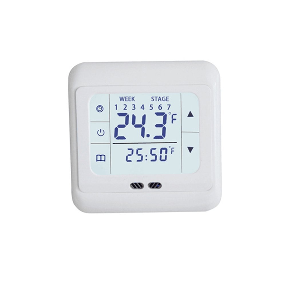 Temperaturregler berühren Bildschirm Heizung Thermostat für Warmen Boden Elektrische Heizung System Temperatur Regler Mit Kind sperren
