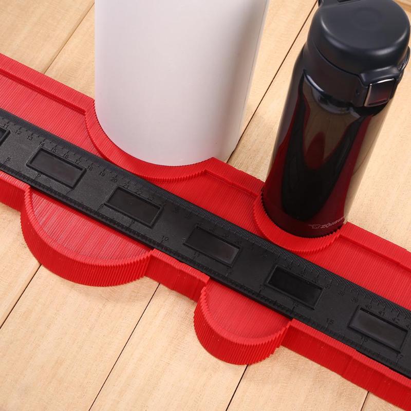 20 zoll Kunststoff Profil Kopie Messgerät Kontur Messgerät Duplizierer Fliesen Holz Kennzeichnung Werkzeug Fliesen Laminat Werkzeug Boden Messung Werkzeug