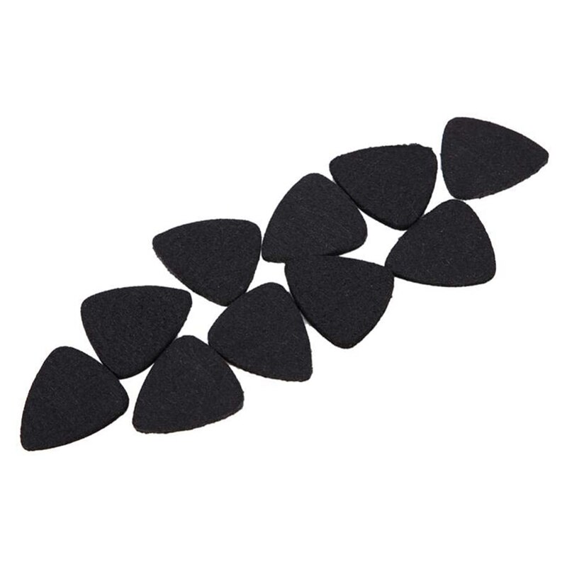 10Stck Wolle Filz Gitarre wählt Ukulele wählt Plektren 3mm Dünne Gitarre wählt für Elektrische Akustische Bass Gitarre