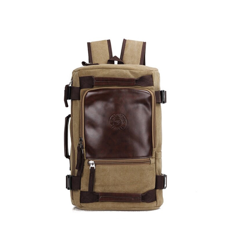 Große Kapazität Mann Leinwand Rucksack Multi Funktion Rucksack Laptop Computer Männlich Rucksack Funktionale Schulter Tasche Männer