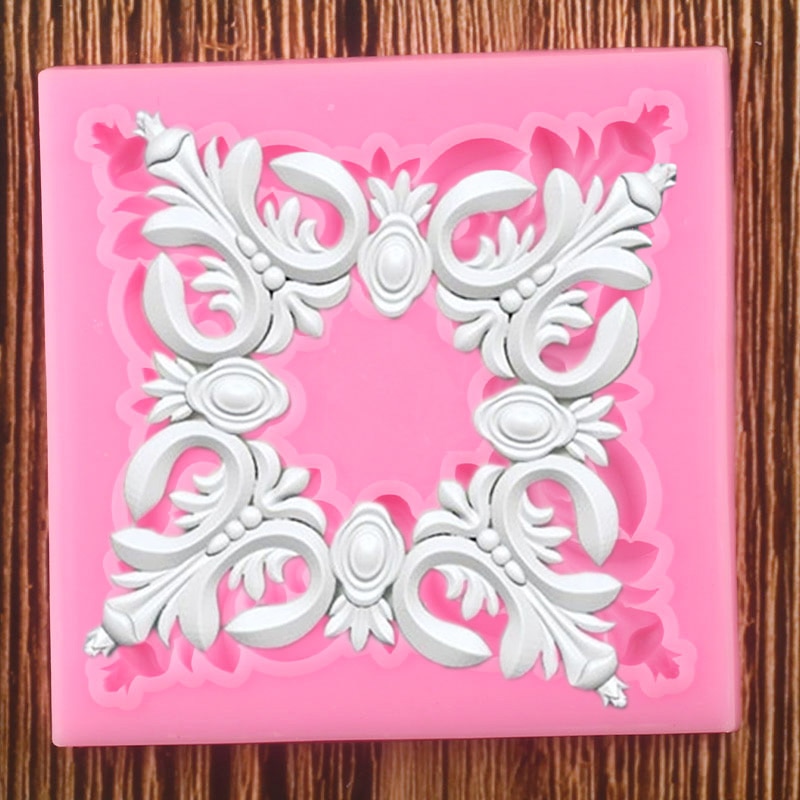 3D Blume Spitze Silikon Formen Blättern Linderung Fondant bilden Kuchen Dekorieren Werkzeuge Polymer Ton Süßigkeit Schokolade Gumpaste Formen