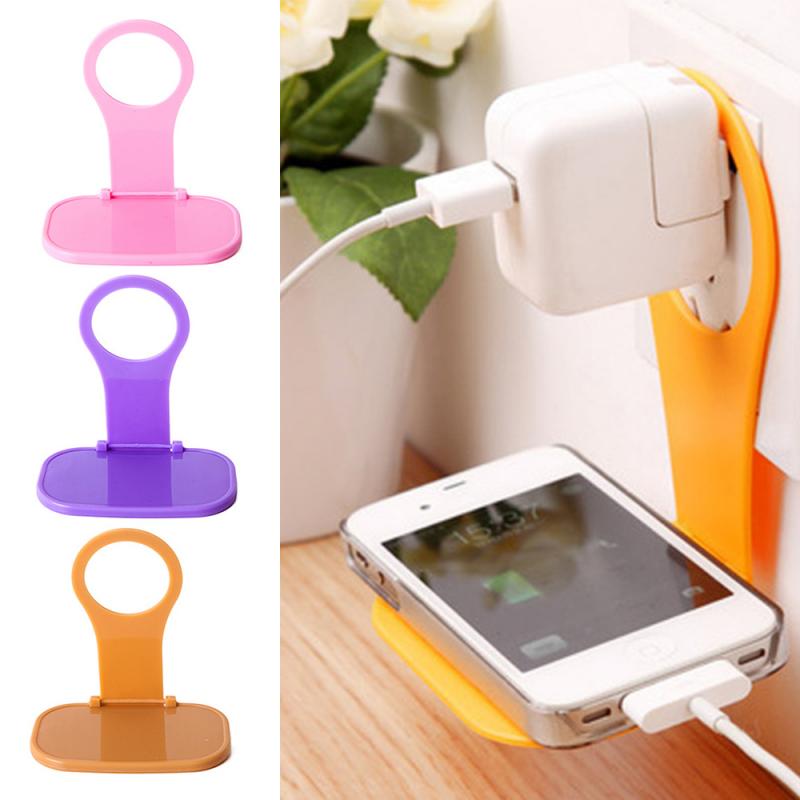 NEUE Handy, Mobiltelefon Zauberstab Aufhänger Telefon Ladegerät Adapter Kabel Ordentlich Faltbare Universal- Hängen Ladung Halfter zuletzt Halfter Zufällige Farbe
