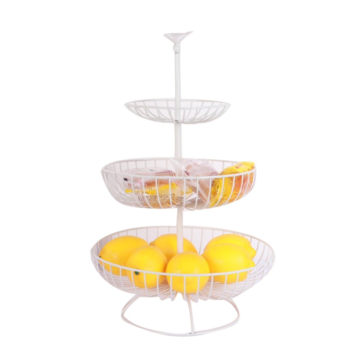 neue Heiße Obstschale Mehrschichtige Haushalt Obst Korb Lebensmittel Anzeige Stand für Obst Nachtisch Weiß/Schwarz для кухни
