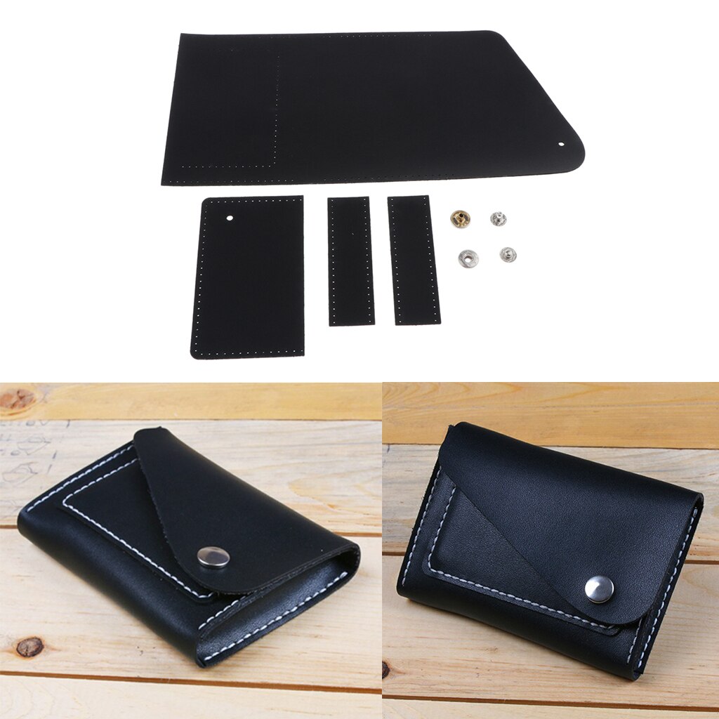 Leder Karte Tasche Machen Bausätze handgefertigt Ich würde Karte Tasche DIY Leathercraft Liefert