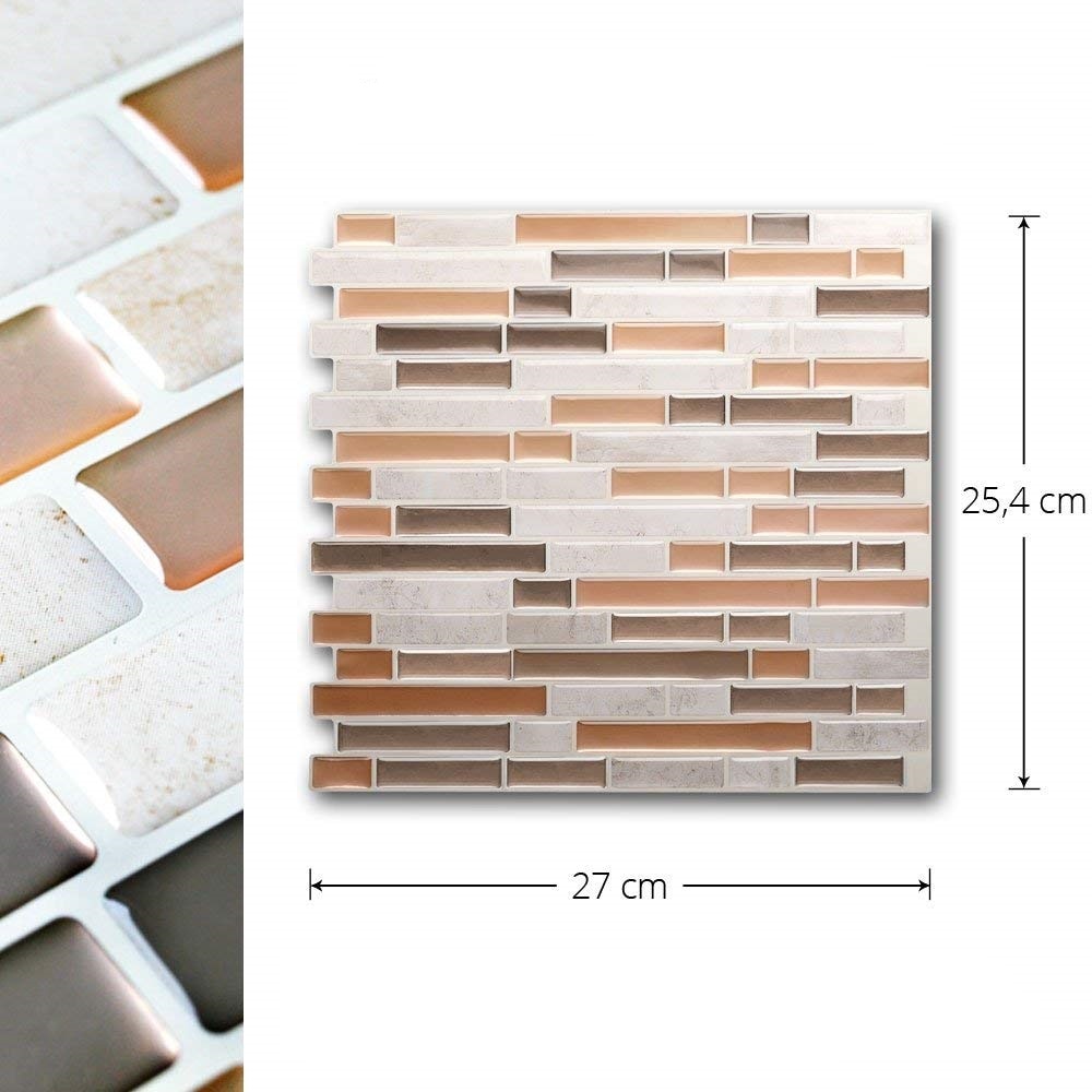 3D Selbst Klebstoff Mosaik Zauberstab Fliesen Schälen und Stock Wandsticker Fliesen DIY Küche Kochen Konzepte Folie Backsplash Zauberstab Fliesen Aufkleber