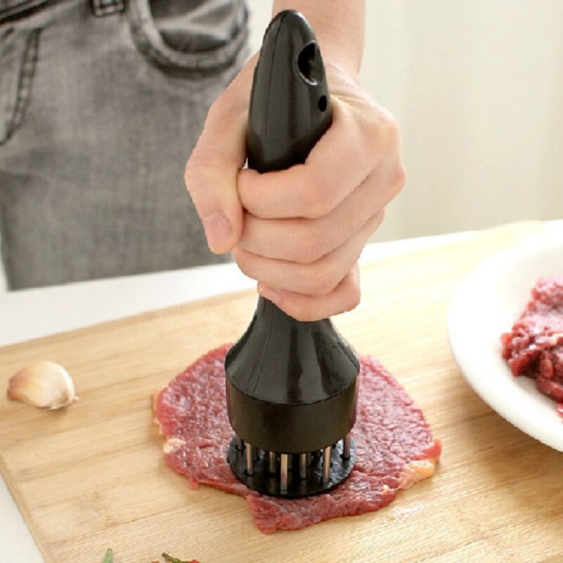 neue Küche Werkzeuge Edelstahl Fleischklopfer Nadel Fleisch Hammer Tenderizer Kochen Werkzeuge Kochen Backen Zubehör