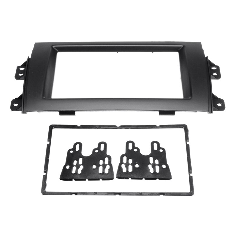 2Lärm Auto Stereo Radio Tafel Audio- trimmen Rahmen für Suzuki SX4 2007 für Fiat Sedici 2005 +