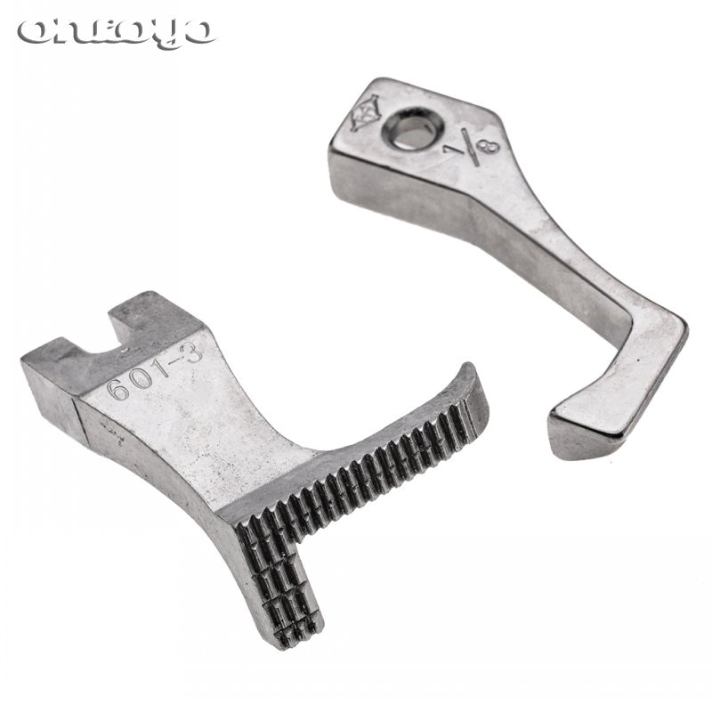 Synchron Nähmaschine DY 340 hoch niedrig Druck Gewinde 1/16 Rand Block Nähfuß 601-3 601-2R Ersatzteile