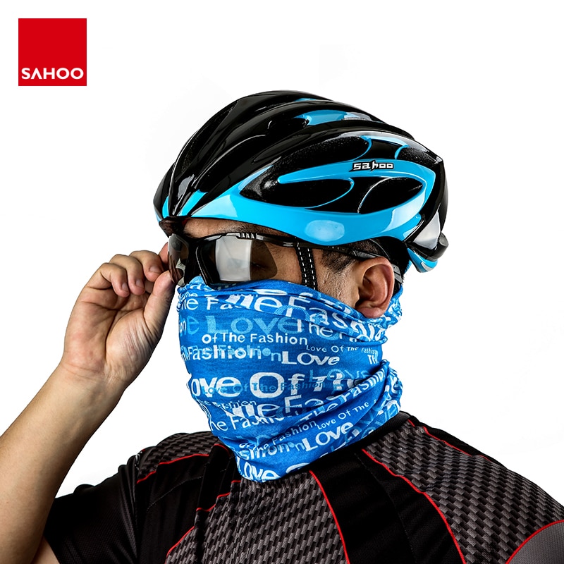 Sahoo 45931 Multifunktionale Sport Radfahren Headwear Stirnband Bandana Sturmhaube Gesicht Abdeckung Reiten Schal SchweißBand Haarband Fitnessstudio