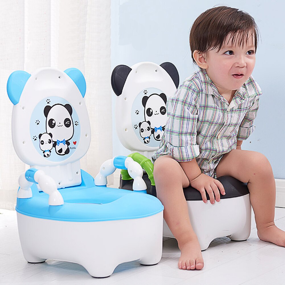 3 farbe Baby Toilette Tragbare SchöNe Sicherheit Wc freundlicher Baby Kleinkinder Karikatur Panda aufbringen Wc Baby Töpfchen Sitz Trainer Sitz