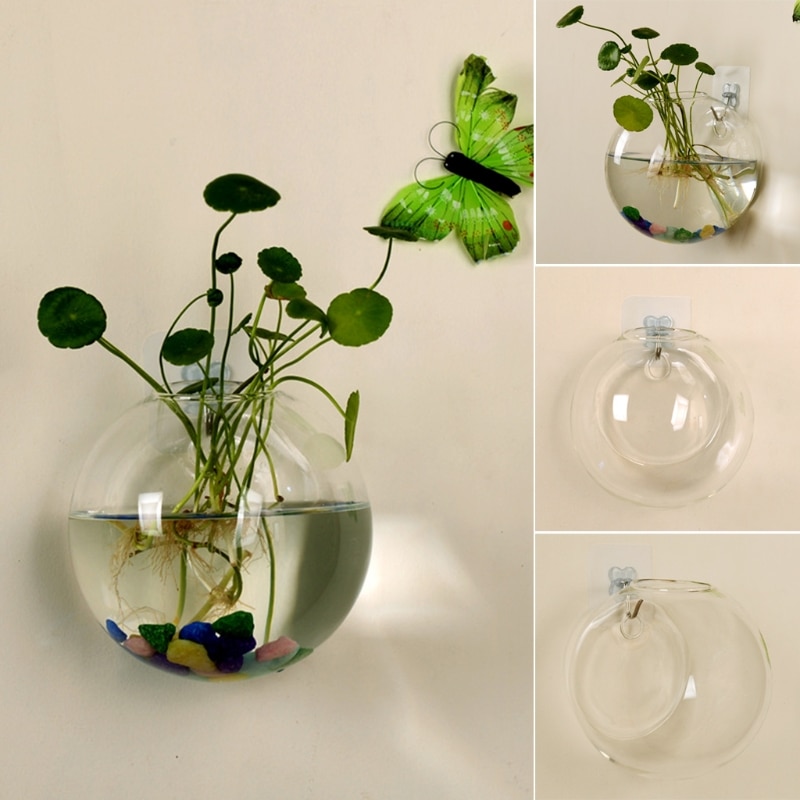 Neue Garten Liefert Zauberstab Hängen Glas Blume Pflanzer Vase Terrarium Container-Heimat Garten Dekor Ball P0RD