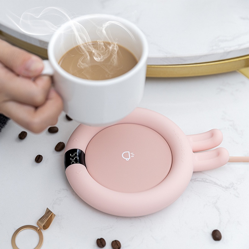 YOUPIN 3 LEBEN Heizung Tasse Pad Milch Heizung Keramik Tasse Warmes Wasser Tasse Pad 55 Grad Konstante Temperatur berühren Drei getriebe zeitliche Koordinierung