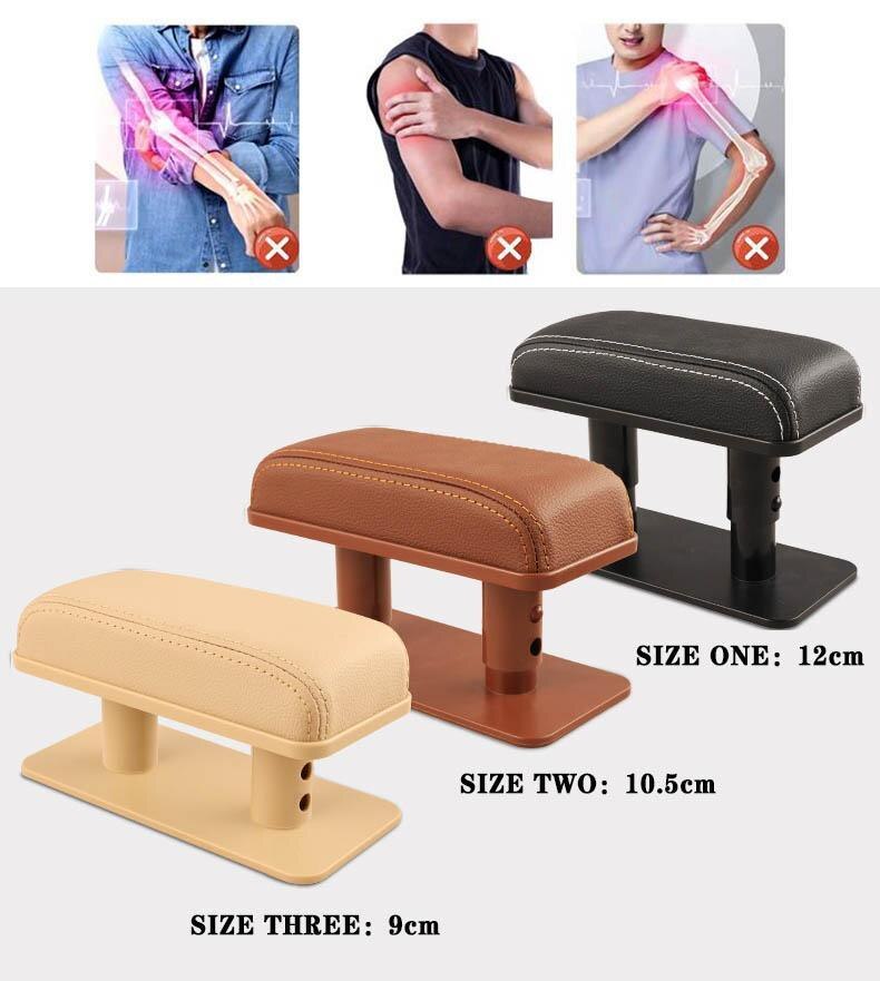 Auto Center Konsole Armlehne Kissen Leder Auto Zentralen Arm Rest Sitz Kasten matt Kissen Kissen Abdeckung Pad Fahrzeug Schutzhülle Styling