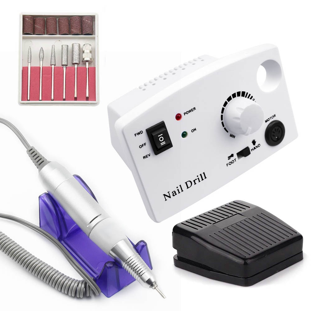 Manikübetreffend Maschine 35000RPM Nagel Bohrer Maschine für Profi Elektrische Manikübetreffend Pedikübetreffend Datei Nagel Kunst Ausrügestochen mit Nagel Bohrer bisschen