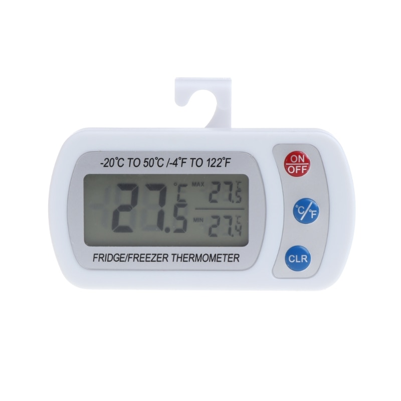 Wasserdicht Kühlschrank Kühlschrank LCD Thermometer Gefrierschrank mit Hängenden Haken Stehen
