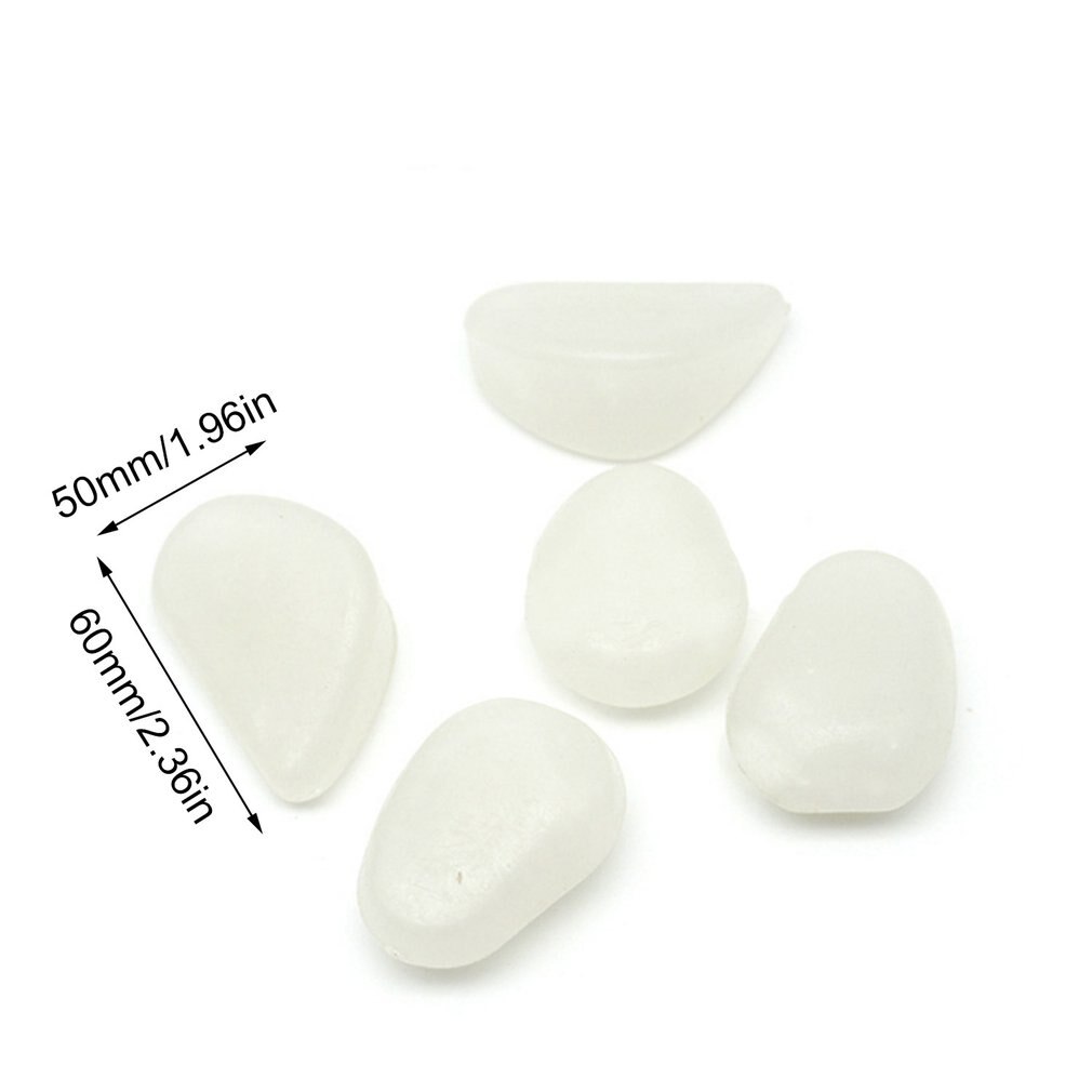 30 Stck glühen in das dunkel Garten Kiesel glühen Steine Felsen für Gehwege Garten Pfad Terrasse Rasen Garten Garten Dekor leucht steine