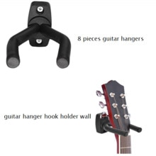 8x gitarre aufhänger Zauberstab gitarre aufhänger haken Halfter Zauberstab halterung für akustische gitarre Ukulele violine Bass gitarre Instrument zubehör