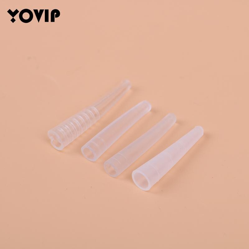 10Stck Pfropfen Wimpern Pinzette 4 Stile Wimpern Hilfs Werkzeuge Silikon Abdeckungen Tipps Pinzette Schützen fallen