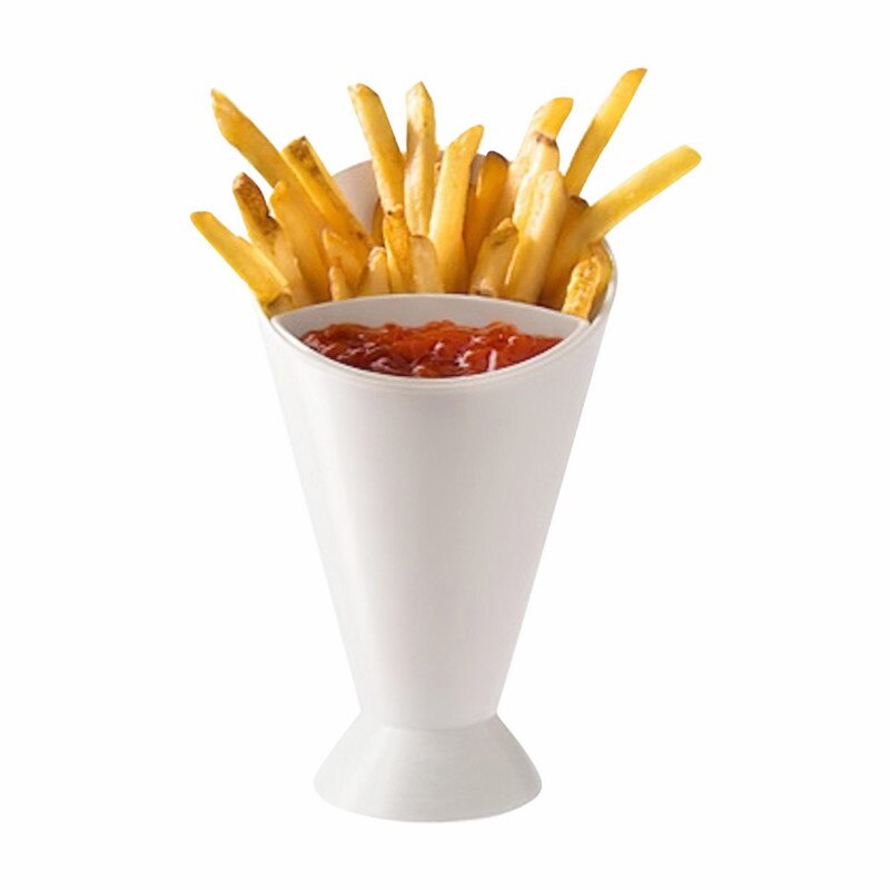 Französisch Braten Chips Kegel Salat Tauchen Tasse Geschirr sortiert Soße Ketchup tauchen Tasse Schüssel Kartoffel Werkzeug Küche Zubehör